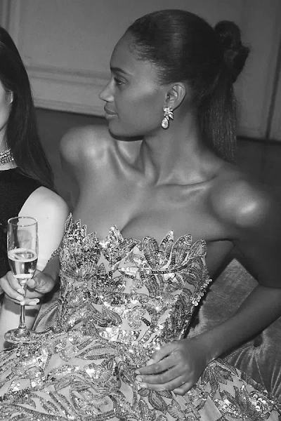 JENNIFER BEHR MAURA CRYSTAL DROP EARRINGS