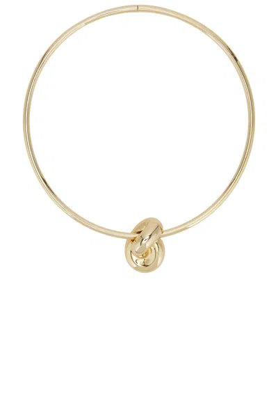JENNIFER FISHER THIN KNOT CHOKER NECKLACE