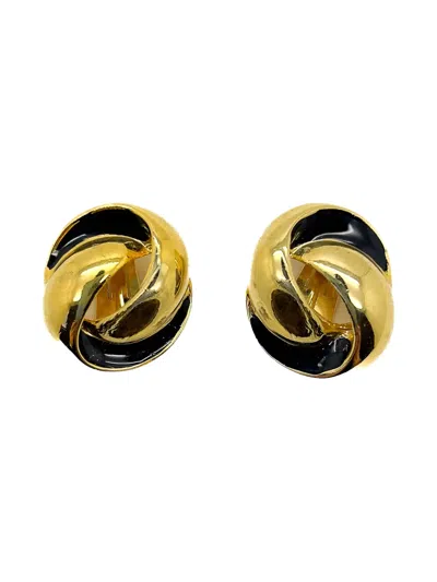 JENNIFER GIBSON JEWELLERY 1980S KNOT EARRINGS