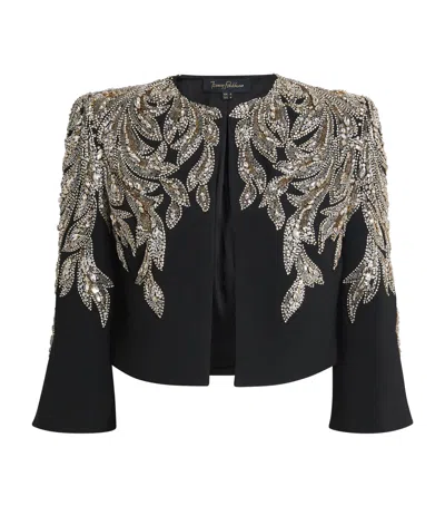 JENNY PACKHAM EMBELLISHED VERSAILLES CROPPED JACKET