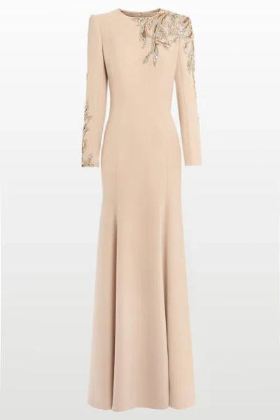 JENNY PACKHAM JENNY PACKHAM HONOR SEQUIN-EMBELLISHED MAXI GOWN