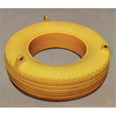 JENSEN COMMERCIAL PLASTIC TIRE SWING - YELLOW