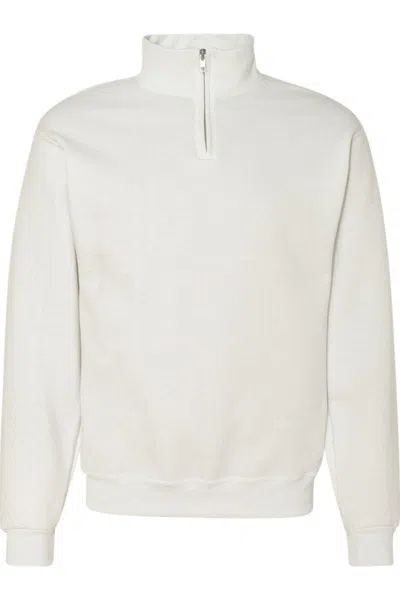 JERZEES NUBLEND CADET COLLAR QUARTER-ZIP SWEATSHIRT