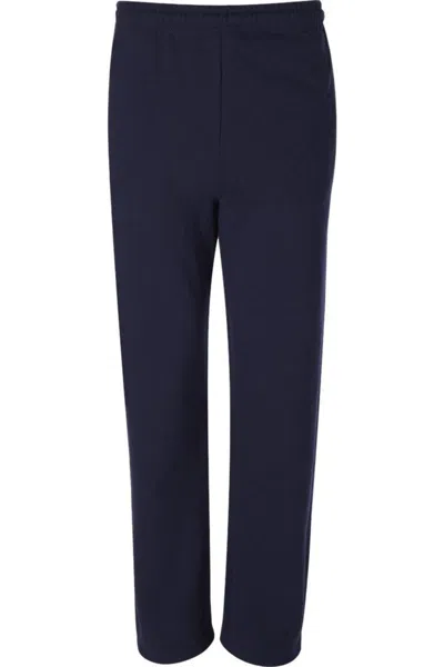 JERZEES NUBLEND OPEN BOTTOM SWEATPANTS WITH POCKETS