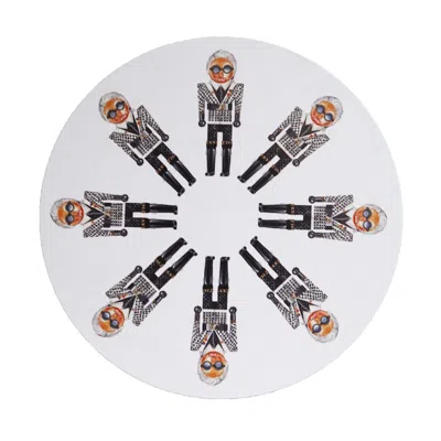 JESSICA ANDERTON DESIGNS BLACK DESIGNER NUTCRACKER PLACEMATS - KARL