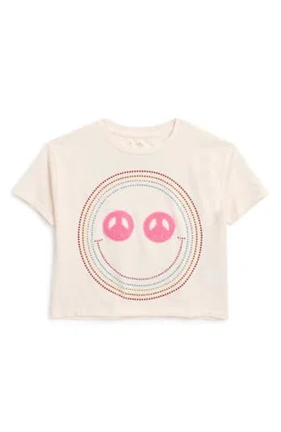 JESSICA SIMPSON JESSICA SIMPSON KIDS' SMILEY CLASSIC GRAPHIC T-SHIRT