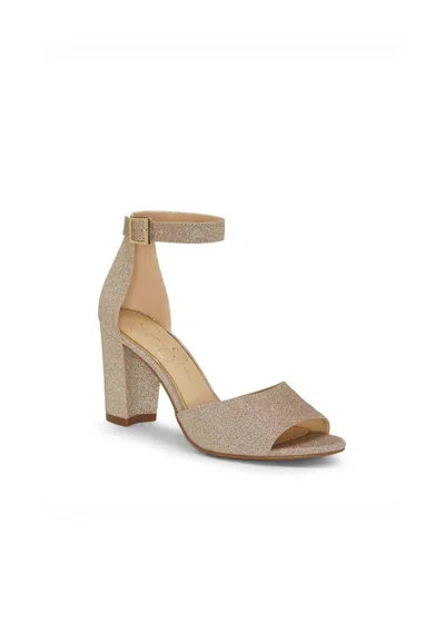 JESSICA SIMPSON SHERRON HEEL IN CHAMPAGNE