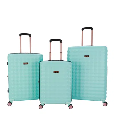 JESSICA SIMPSON VIBRANCE 3 PIECE HARDSIDE LUGGAGE SET