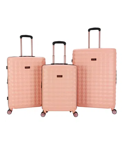 JESSICA SIMPSON VIBRANCE 3 PIECE HARDSIDE LUGGAGE SET