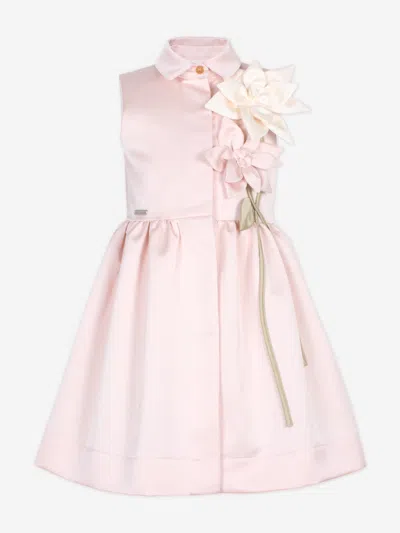 JESSIE AND JAMES JESSIE AND JAMES GIRLS EVERGREEN SLEEVELESS DRESS