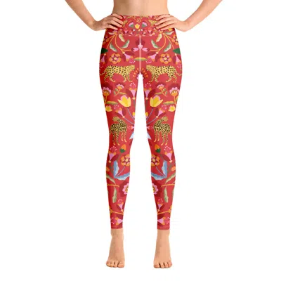 JESSIE ZHAO NEW YORK HIGH WAIST YOGA LEGGINGS IN HOLIDAY