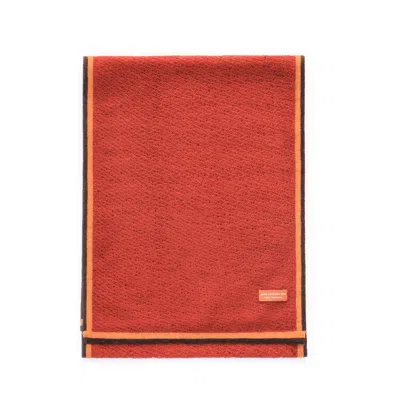 JESSIE ZHAO NEW YORK REVERSIBLE KNITTED CASHMERE SCARF - RED