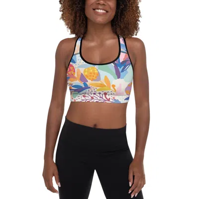JESSIE ZHAO NEW YORK SPORTS BRA IN FLORAL GARDEN
