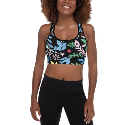 JESSIE ZHAO NEW YORK SPORTS BRA IN NIGHT GARDEN