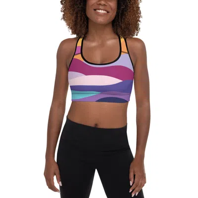 JESSIE ZHAO NEW YORK SPORTS BRA IN RAINBOW