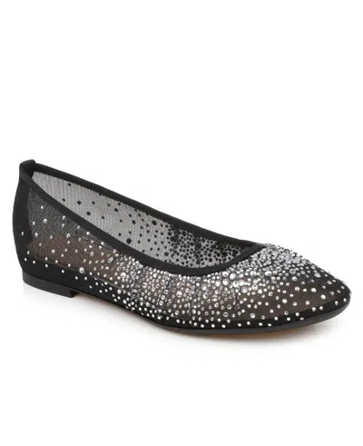 JEWEL BADGLEY MISCHKA WOMEN'S NUALA ROUND TOE DRESS FLATS