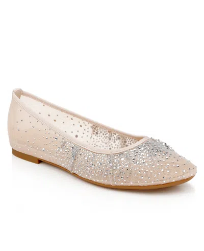 JEWEL BADGLEY MISCHKA WOMEN'S NUALA ROUND TOE DRESS FLATS