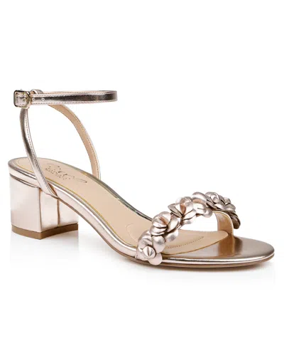 JEWEL BADGLEY MISCHKA WOMEN'S SAWYER BLOCK HEEL DRESS SANDALS