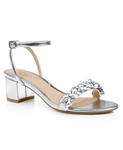 JEWEL BADGLEY MISCHKA WOMEN'S SAWYER BLOCK HEEL DRESS SANDALS
