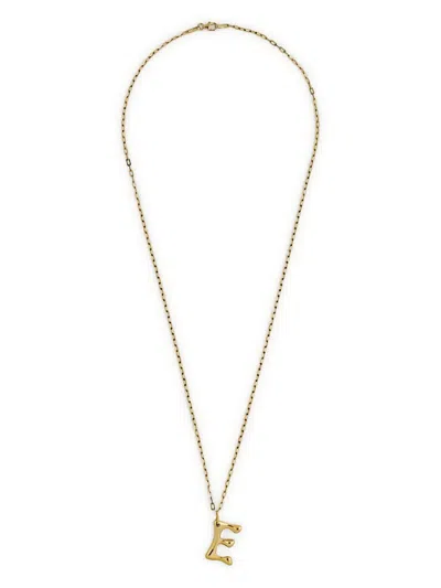 JEWELS AFICIONADO 14K YELLOW GOLD E-PENDANT NECKLACE