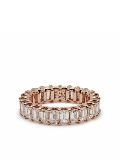 JEWELS AFICIONADO 18KT ROSE GOLD DIAMOND ETERNITY RING