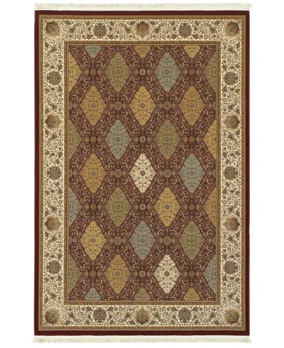 JHB DESIGN MASTERPIECE BAKTIARI RED 6'7" X 9'6" AREA RUG