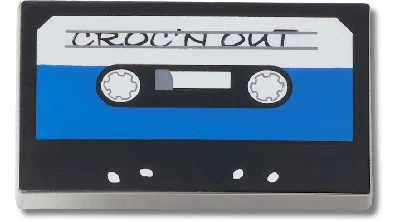 JIBBITZ BLUE CASSETTE TAPE