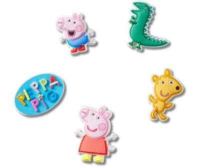 JIBBITZ PEPPA PIG 5 PACK