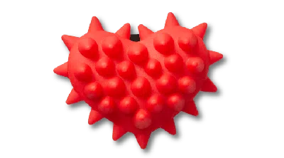 JIBBITZ SPIKE RED HEART