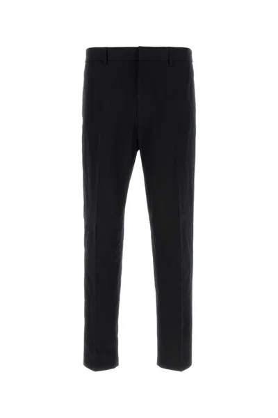 JIL SANDER JIL SANDER MIDNIGHT BLUE COTTON PANT