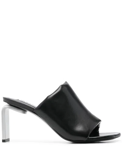 JIL SANDER 80MM LEATHER MULES