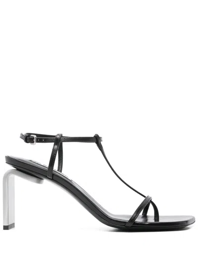 JIL SANDER 80MM LEATHER SANDALS