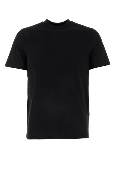 JIL SANDER BLACK COTTON T-SHIRT