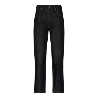 JIL SANDER JIL SANDER BUTTON DETAILED STRAIGHT LEG JEANS