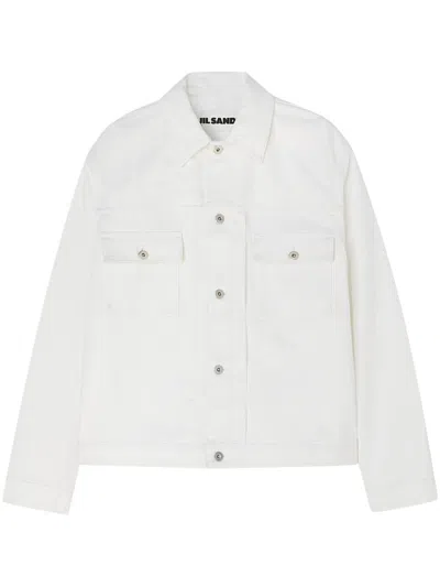 JIL SANDER BUTTON-FASTENING DENIM JACKET