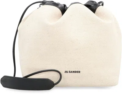 JIL SANDER JIL SANDER CANVAS BUCKET BAG