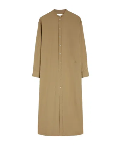 JIL SANDER JIL SANDER LONG-SLEEVED POPLIN SHIRT DRESS