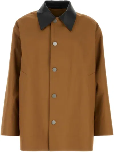 JIL SANDER COTTON SHIRT JACKET