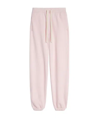 JIL SANDER COTTON TERRY TRACK PANTS
