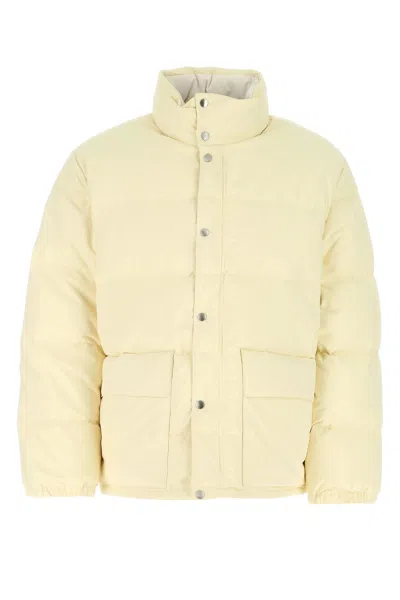 JIL SANDER CREAM POLYESTER DOWN JACKET