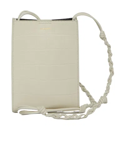 JIL SANDER JIL SANDER LOGO EMBOSSED CROSSBODY BAG