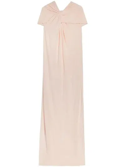 JIL SANDER DRAPED KNOTTED GOWN - WOMEN'S - VISCOSE