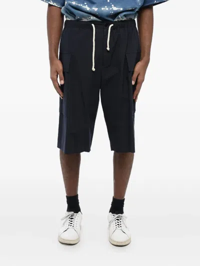 JIL SANDER DRAWSTRING CARGO SHORTS