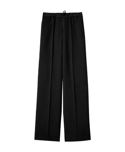 JIL SANDER JIL SANDER DRAWSTRING STRAIGHT-LEG TAILORED TROUSERS