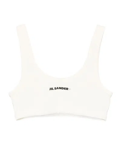 JIL SANDER JIL SANDER LOGO-PRINTED SPORTS BRA