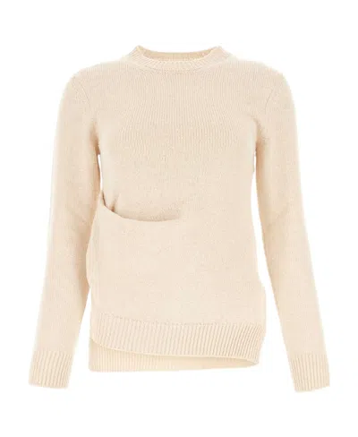 JIL SANDER JIL SANDER FINE KNIT CREWNECK JUMPER