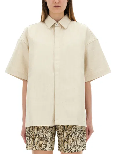 JIL SANDER HEAVY COTTON SHIRT