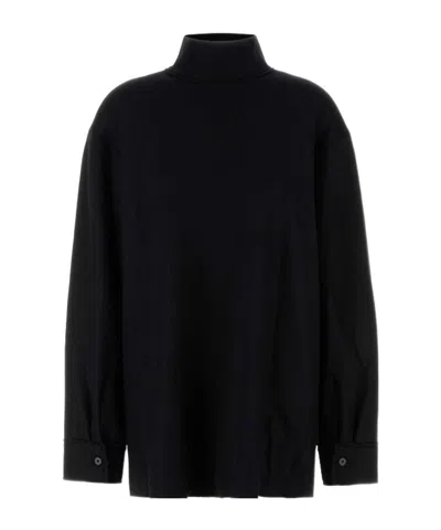 JIL SANDER JIL SANDER HIGH-NECK KNITTED JUMPER