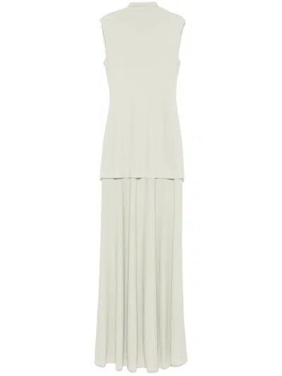 JIL SANDER LAYERED MAXI DRESS