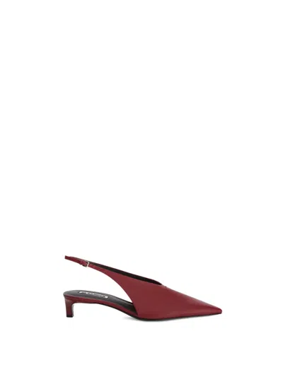 JIL SANDER LEATHER PUMPS